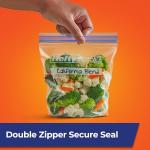 Hefty Quart Size Press to Close Freezer Bags