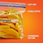 Hefty Quart Size Press to Close Freezer Bags