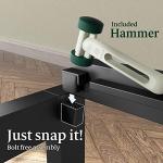 ZINUS 18" Lorrick Metal Bed Frame, King, Black