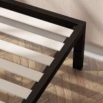 ZINUS 18" Lorrick Metal Bed Frame, King, Black