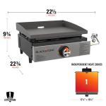 Blackstone 17” Tabletop Griddle with Stainless Steel Front