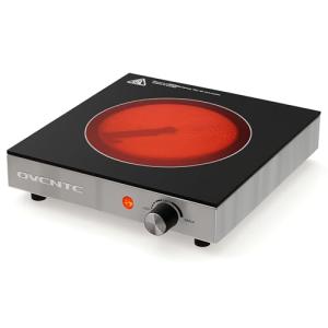 OVENTE 1200W Portable Infrared Single Burner Hot Plate