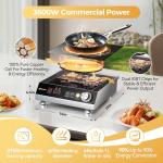 VESTIVIUM 3500W Portable Induction Cooktop Burner