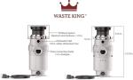Waste King L-1001 Garbage Disposal with Power Cord