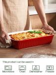 DOWAN 9x13 Deep Casserole Dish - Red