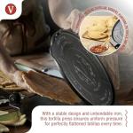 Victoria 10-Inch Cast Iron Tortilla Press