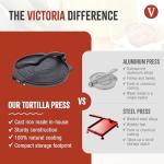 Victoria 10-Inch Cast Iron Tortilla Press