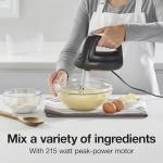Proctor Silex 5-Speed Electric Hand Mixer, Black