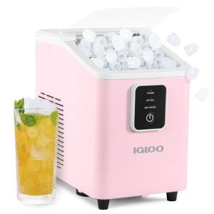 Igloo Compact Self-Cleaning Ice Maker - Pink