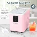 Igloo Compact Self-Cleaning Ice Maker - Pink