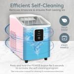 Igloo Compact Self-Cleaning Ice Maker - Pink