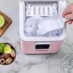 Igloo Compact Self-Cleaning Ice Maker - Pink