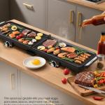 1600W Nonstick Electric Griddle for Indoor Cooking