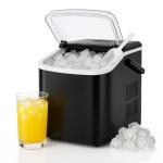 DUMOS Portable Ice Maker - 26lbs/Day, Black