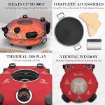 Baker’s Friend 12-Inch Indoor Electric Pizza Oven