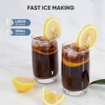 DUMOS Portable Ice Maker - 26lbs/Day, Black