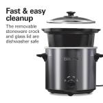 Hamilton Beach 4-Quart Slow Cooker with Glass Lid