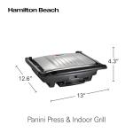 Hamilton Beach Panini Press and Sandwich Maker