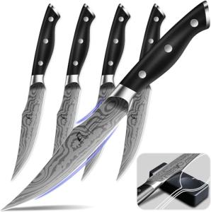Set of 4 Super Sharp Steak Knives