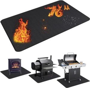 UBeesize Large Fireproof Grill and Fire Pit Mat