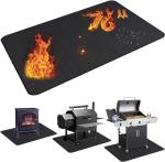 UBeesize Large Fireproof Grill and Fire Pit Mat