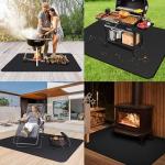 UBeesize Large Fireproof Grill and Fire Pit Mat