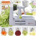 Brieftons 7-Blade Vegetable Spiralizer for Healthy Meals