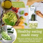 Brieftons 7-Blade Vegetable Spiralizer for Healthy Meals