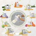 Brieftons 7-Blade Vegetable Spiralizer for Healthy Meals