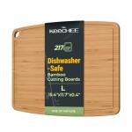 Bamboo Cutting Board with Juice Groove 15.4x11.7in