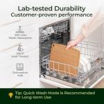 Bamboo Cutting Board with Juice Groove 15.4x11.7in