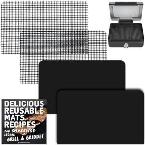 Ninja Sizzle Indoor Grill Non-Stick Reusable Mats