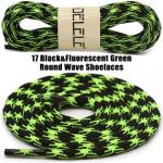 DELELE Non-Slip Round Hiking Shoe Laces 55