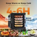 Cammoo 82QT Wheeled Food Warmer Box