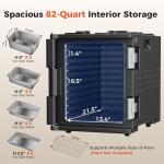 Cammoo 82QT Wheeled Food Warmer Box