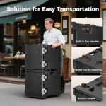 Cammoo 82QT Wheeled Food Warmer Box