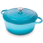 Light Blue 6.4 Quart Enamel Dutch Oven Pot