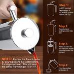 Secura 50oz Stainless Steel French Press Coffee Maker