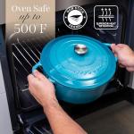 Light Blue 6.4 Quart Enamel Dutch Oven Pot