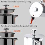 Secura 50oz Stainless Steel French Press Coffee Maker