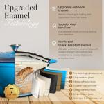 Light Blue 6.4 Quart Enamel Dutch Oven Pot