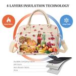 Large Insulated Lunch Bag for Work and Picnics