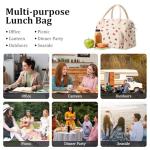 Large Insulated Lunch Bag for Work and Picnics