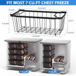 Stackable Freezer Organizer Bins - 4 Pack