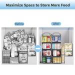 Stackable Freezer Organizer Bins - 4 Pack