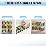 Stackable Freezer Organizer Bins - 4 Pack