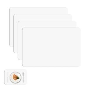 Set of 4 Heat Resistant Silicone Placemats