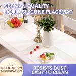 Set of 4 Heat Resistant Silicone Placemats