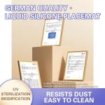 Set of 4 Heat Resistant Silicone Placemats