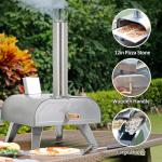 Portable Wood Pellet Pizza Oven for Outdoor Parties